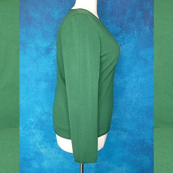 White Stag Green V Neck Sweater XXL - Picture 6 of 8